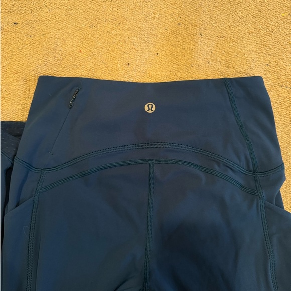 Lululemon Teal Blue Leggings - Picture 3 of 4